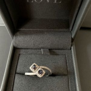 Vera Wang Sapphire Ring -Love Collection